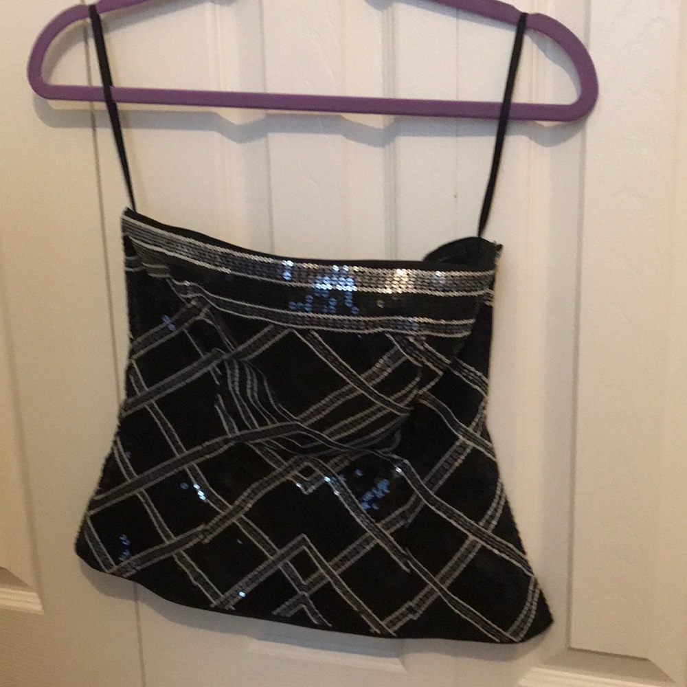 White House Black Market Sequin Tube Top